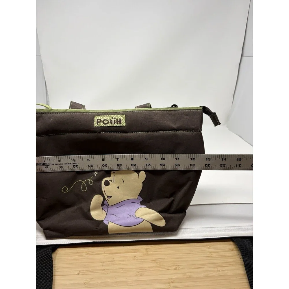 Disney - Winnie the Pooh Tote, Diaper Bag Messenger Bag Tote Bag Brown